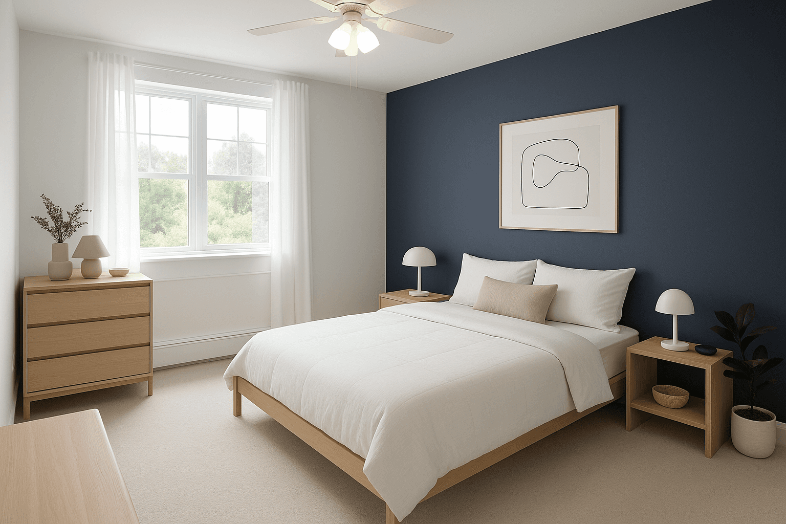 Bedroom transformation - after